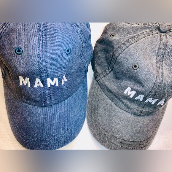 NWOT SPORTSMAN MAMA BASEBALL HATS🧢 X✌️- WASHED BLACK🖤/NAVY💙, OS, BNWOT✨➰💲Per 🧢✨✨ - Picture 7 of 14